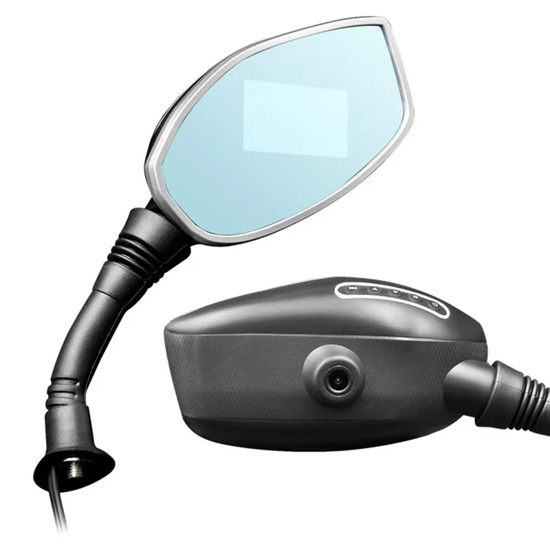 

3 Inch Motorcycle Camera Car Dvr For 1Pair Motorcycle Rearview Mirrors Camera Auto 2 DVRs Motorcycle Dvr Camera Video Recorder
