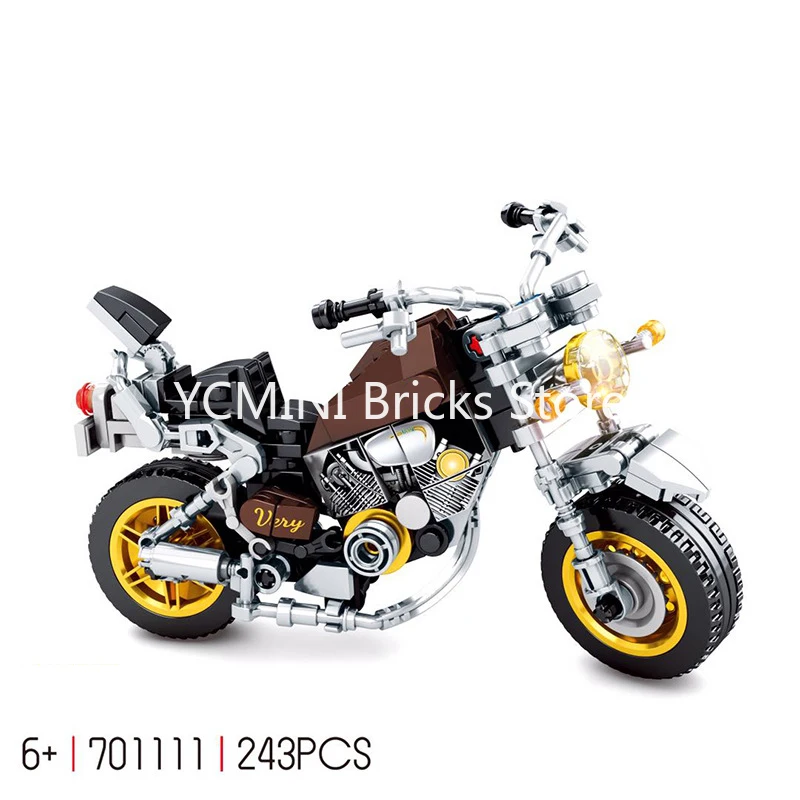 Конструктор Sembo для конструктора Lego креативный внедорожный мотоцикл мальчиков