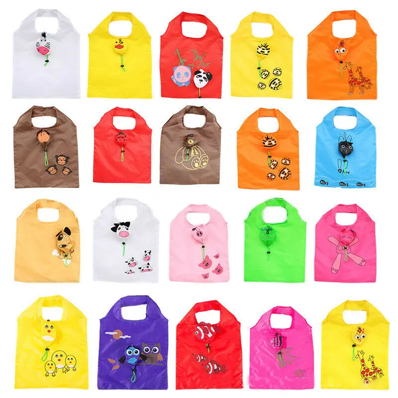 Wholesale Shopping Travel Shoulder Bag Pouch Tote Handbag Folding Reusable Bags Animal new | Дом и сад