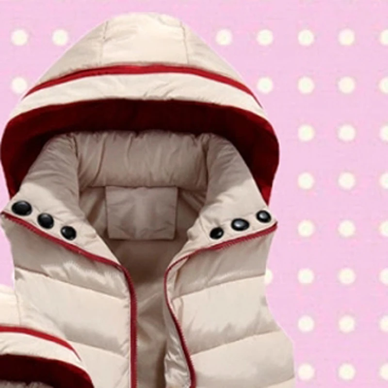 Повседневный детский зимний жилет для мальчиков и девочек теплая куртка без