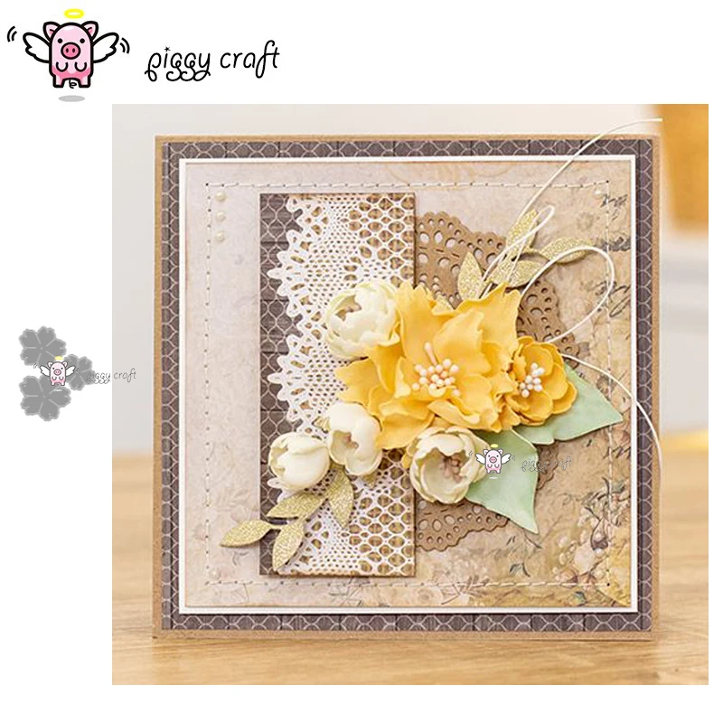 Свинья для рукоделия металлические режущие штампы пресс форма высечки 3 шт.