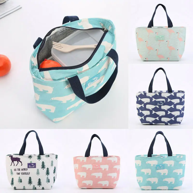 Большая изолированная сумка для ланча кулер пикника дорожная коробка еды