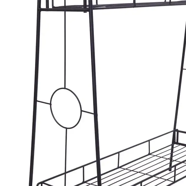 2 Layers Plant Shelf European Style Flower Pot Rack Metal Bonsai Potted Stand Home Balcony Garden Flowerpot | Дом и сад
