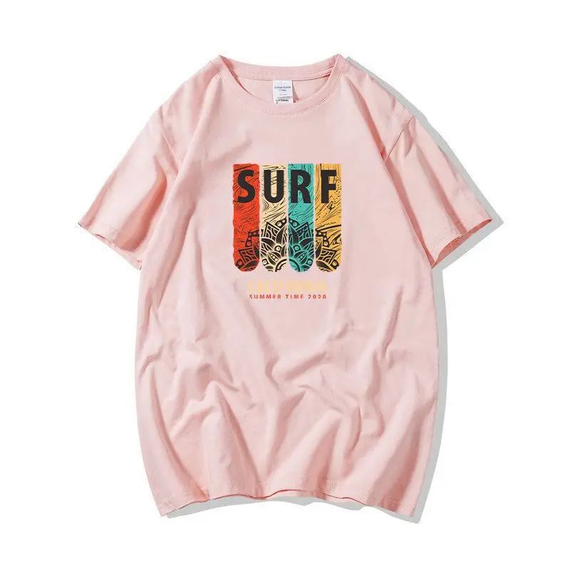 

Pure Cotton Men's Short-sleeved T-shirt 2021 Summer New Korean Version Of The Trend Of Wild Half-sleeved Clothes Loose Casual