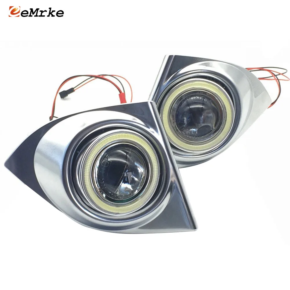 

For Acura TSX 2011 2012 2013 2014 Car-Styling White Angel Eyes DRL Yellow Signal Light H11 55W Fog Lights with Projector Lens