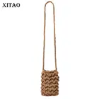 Сумка на плечо XITAO JL0320 Женская однотонная, модная универсальная диагональная Сумочка в винтажном стиле, простой стиль, 2021