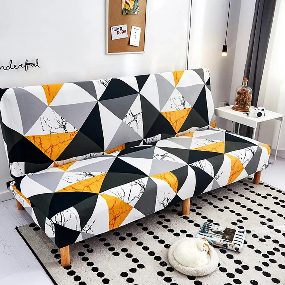 1 шт. чехол для дивана-кровати с принтом универсальный размер без нарукавника