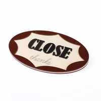 hours sign double sided openclosed signage window door warning plate for business store shop