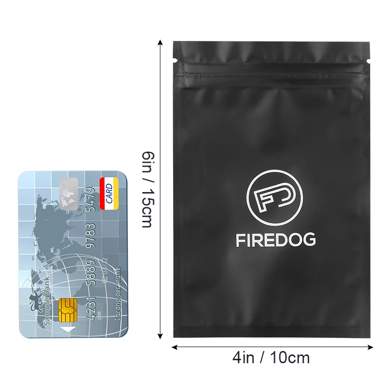 FIREDOG 50 шт. серебряная алюминиевая фольга майларовые пакеты аксессуары для