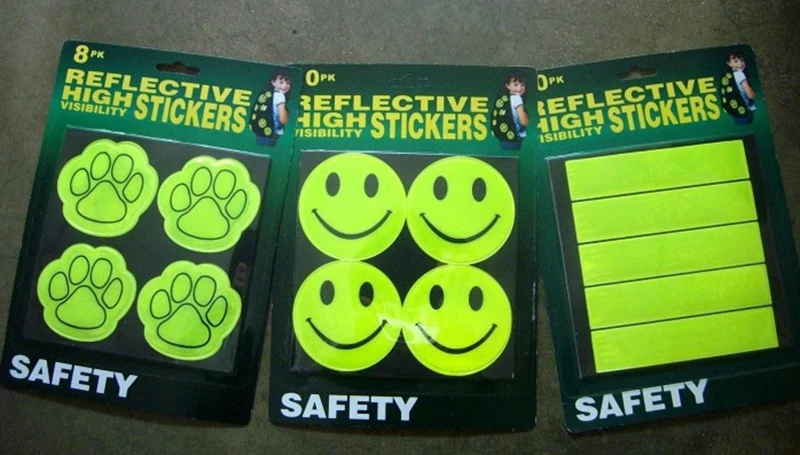 

WEST BIKING Super Bright Bicycle Night Cycling Safety Reflective Stickers Tape Patch Fluorescent Colors Bike Reflective Stickers