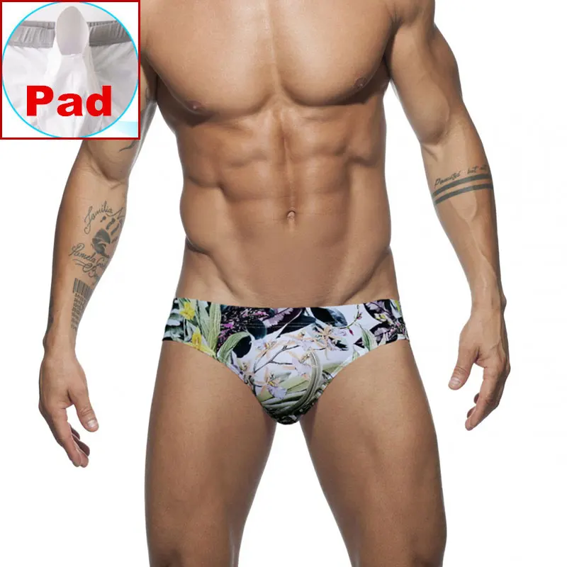Мужские купальные шорты плавки-бикини с низкой посадкой для геев | Спорт и