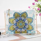 5D DIY Алмазная картина череп цветок бабочка кожаный ремень через плечо сумки DIY Алмазная вышивка сумка кошелек Чехол