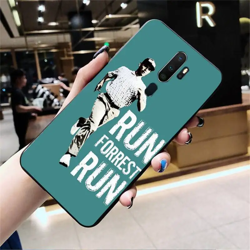 

LJHYDFCNB Forrest Gump Black Soft Phone Case For Oppo Reno2 Z 2Z Realme5 6 Pro R9S 11 Plus 15 17 Pro