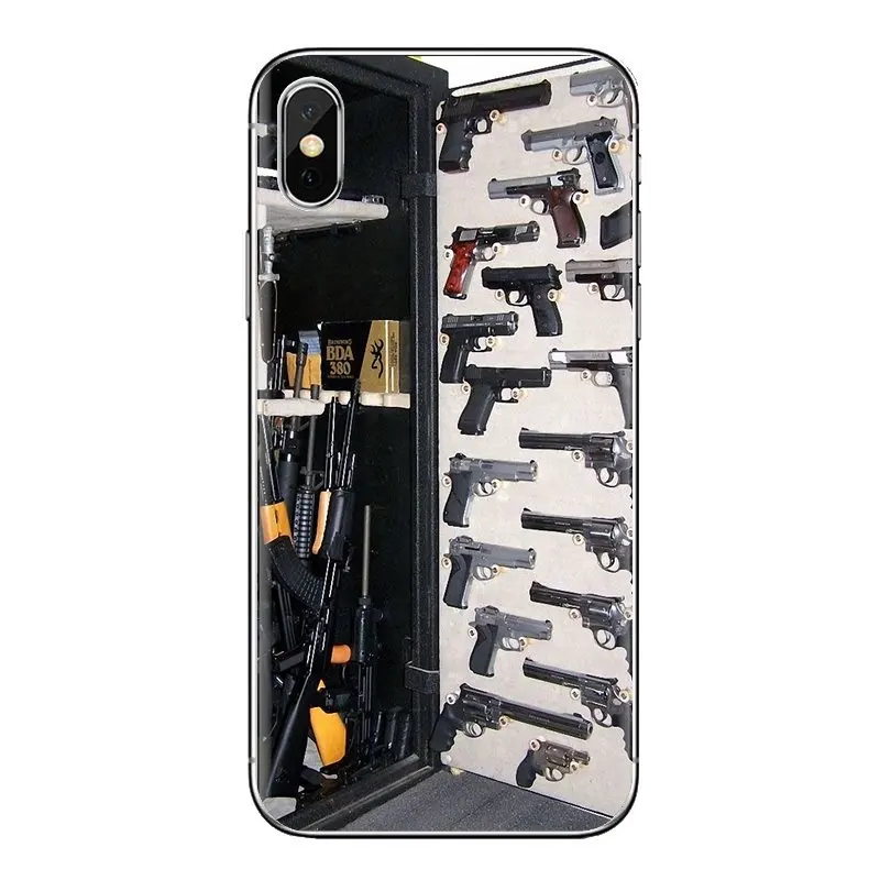 Pistolas Glock оружие пуля для ружья huawei P Smart Y6 P8 P9 P10 Plus Nova P20 Lite Pro Mini 2017 SLA-L02 SLA-L22 2i чехлы