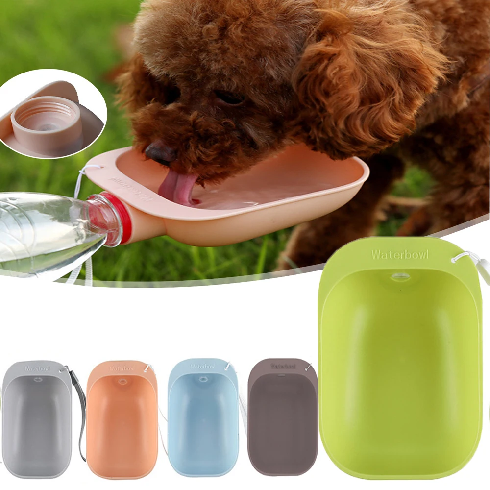 

Portable Dog Travel Water Bottle Puppy Cat Drinking Bowl Feeder For Small Large Dogs Outdoor Water Bowl Bottle Pet Supplies