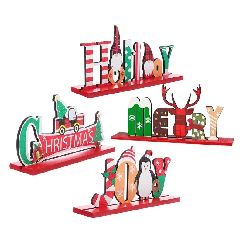 

4Pcs Delicate Decorative Adorable Creative Creative Christmas Ornaments Office Decors Christmas Decors