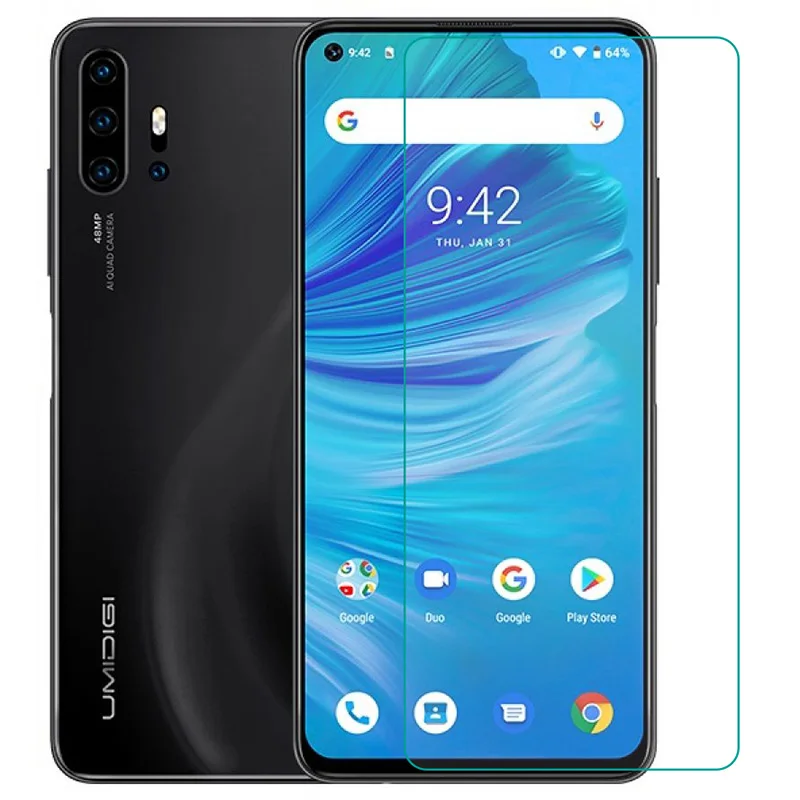 Tempered Glass For UMIDIGI F2 F1 Play A3 A1 A5 One Pro Max Crystal GLASS Phone Protective Film Screen Protector cover | Мобильные