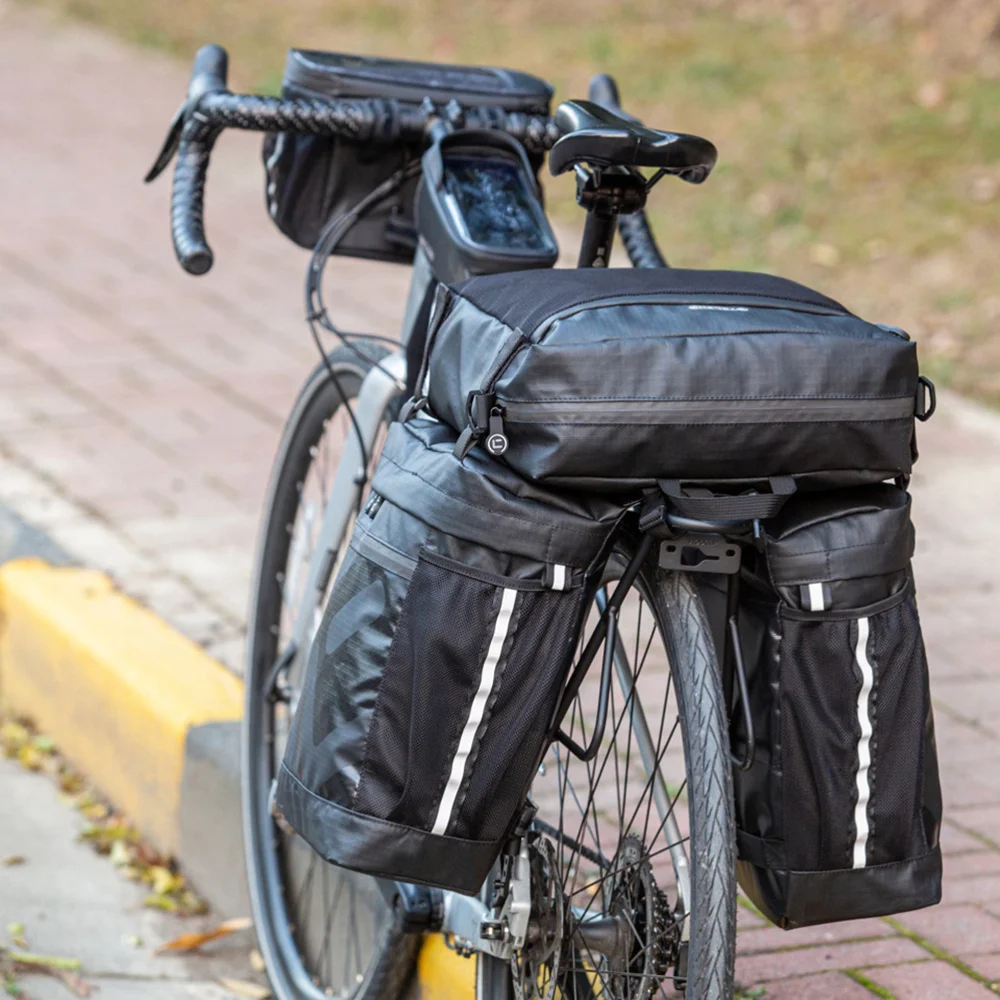 

1Pc Large Capacity Bicycles Rear Bag Mountain Bike Carry Saddle Bag for Outdoor