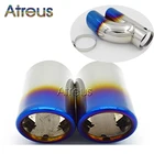 Наконечник выхлопной трубы автомобиля, крышка глушителя для 2009-2015 Skoda Octavia A5 A7 Superb Yeti 1,4 T 1,6 T 1.6L, автомобильные аксессуары TSI