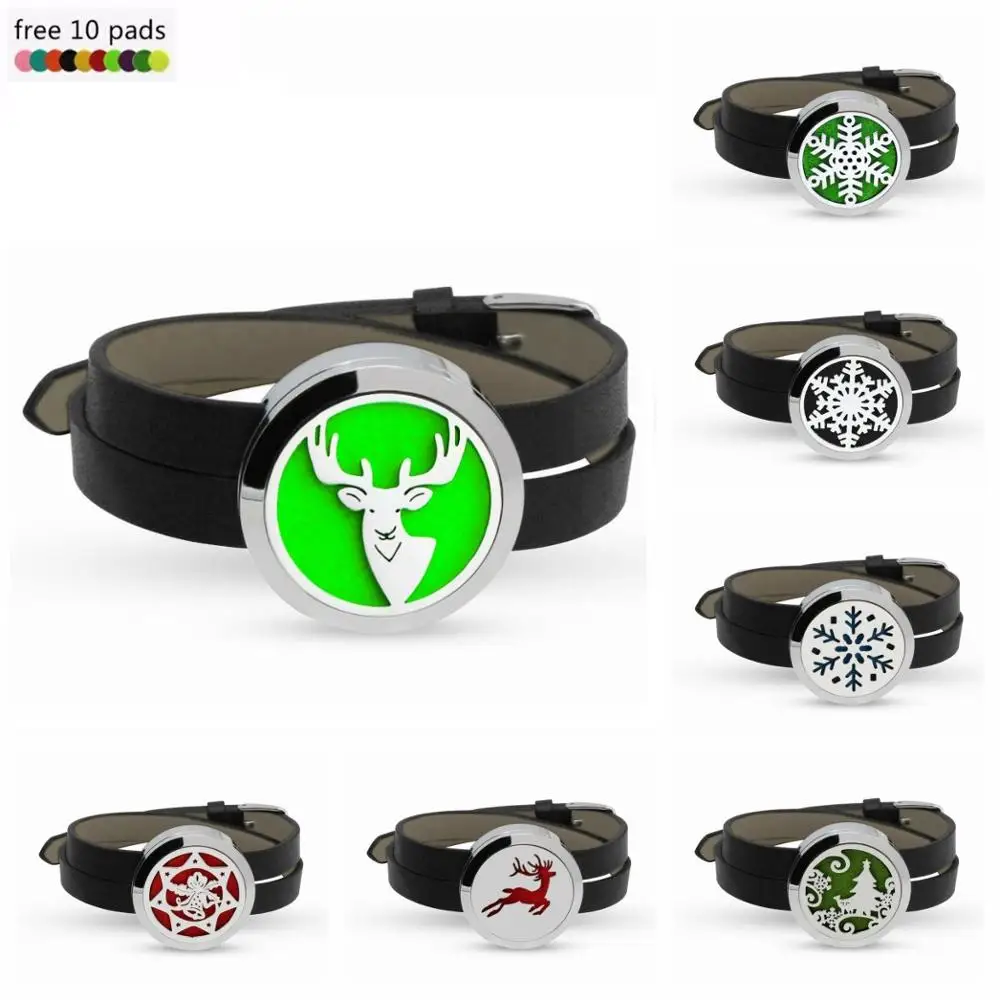 Браслет из нержавеющей стали 316L с ароматическими эфирными маслами 6 цветов |