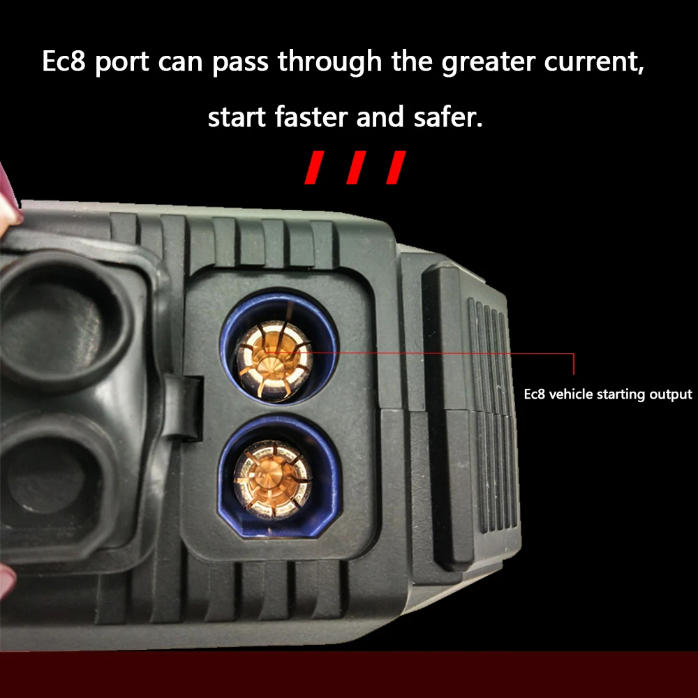 Внешний аккумулятор 20000 мАч стартер для автомобиля стартовый 2000 А пиковый ток 12 В