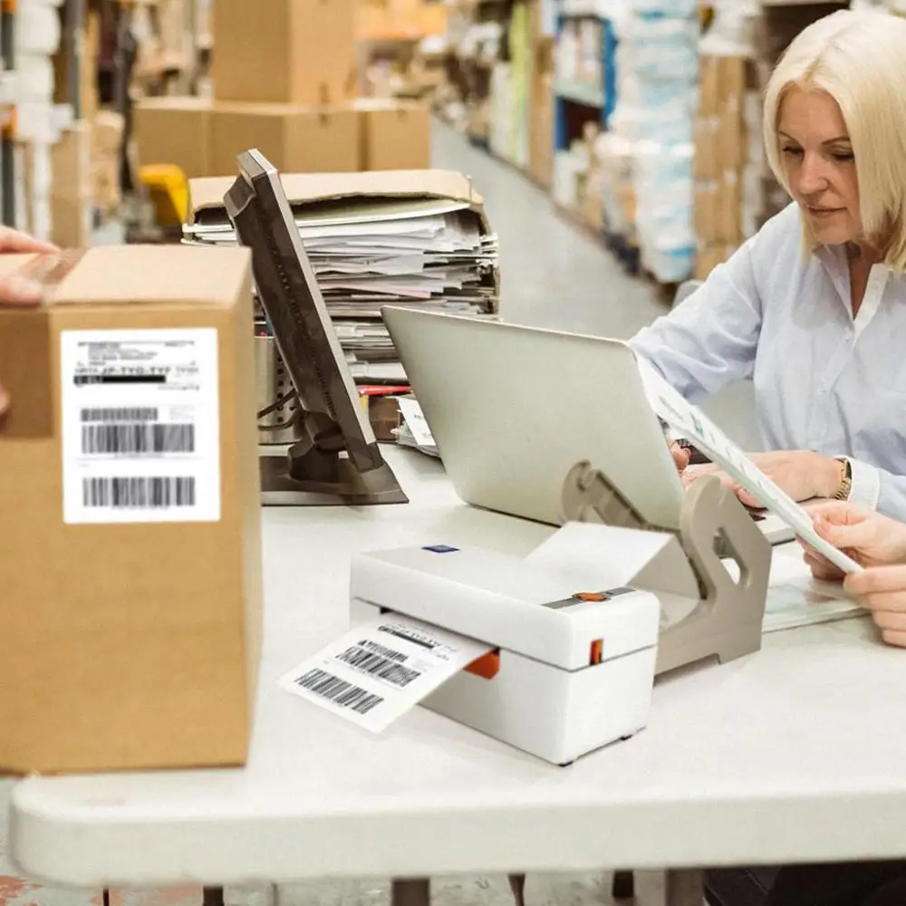 NT-LP110A Настольный торговый принтер этикеток Принтер для тепловой печати