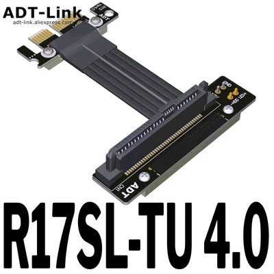 

PCIe4.0x1 gen4 6G/bps ADT-Link PCI Express 4.0 X1 To U.2 SSD SFF-8639 Extension Cable Extender Adapter Extension Cable