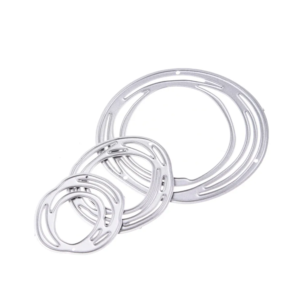 3 шт. металлические круглые кольца пресс формы для рукоделия|Вырубные штампы| |