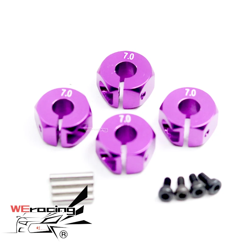 4 шт. 12 мм алюминиевый адаптер для ступицы с шестигранным хвостовиком толщиной 6 0