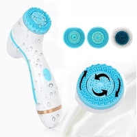 3 in 1 electric facial cleansing silicone rotating face brush deep cleaning skin exfoliation waterproof massager beauty care new