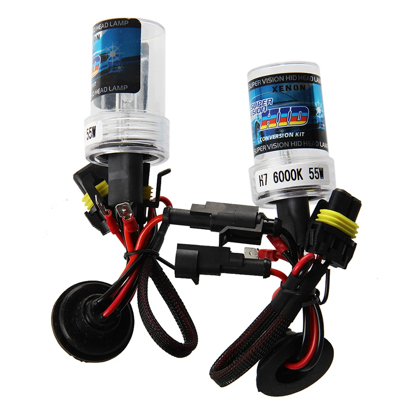 

2 шт., Галогенные ксеноновые автомобильные лампы H7 6000K