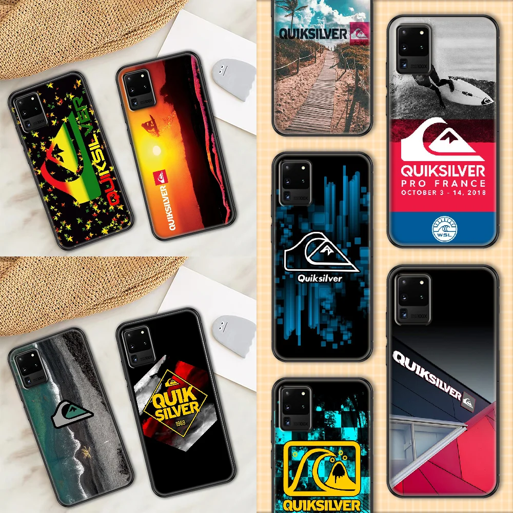 

Surf Skateboard Phone case For Samsung Galaxy Note 4 8 9 10 20 S8 S9 S10 S10E S20 Plus UITRA Ultra black soft funda trend Etui