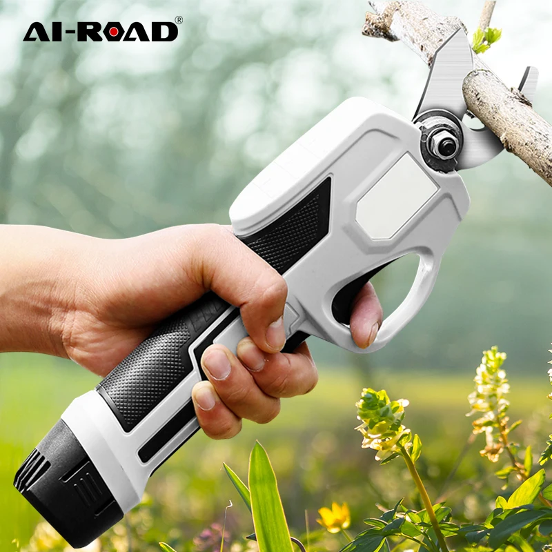 Беспроводной Перезаряжаемый электрический триммер для деревьев литиевый резак