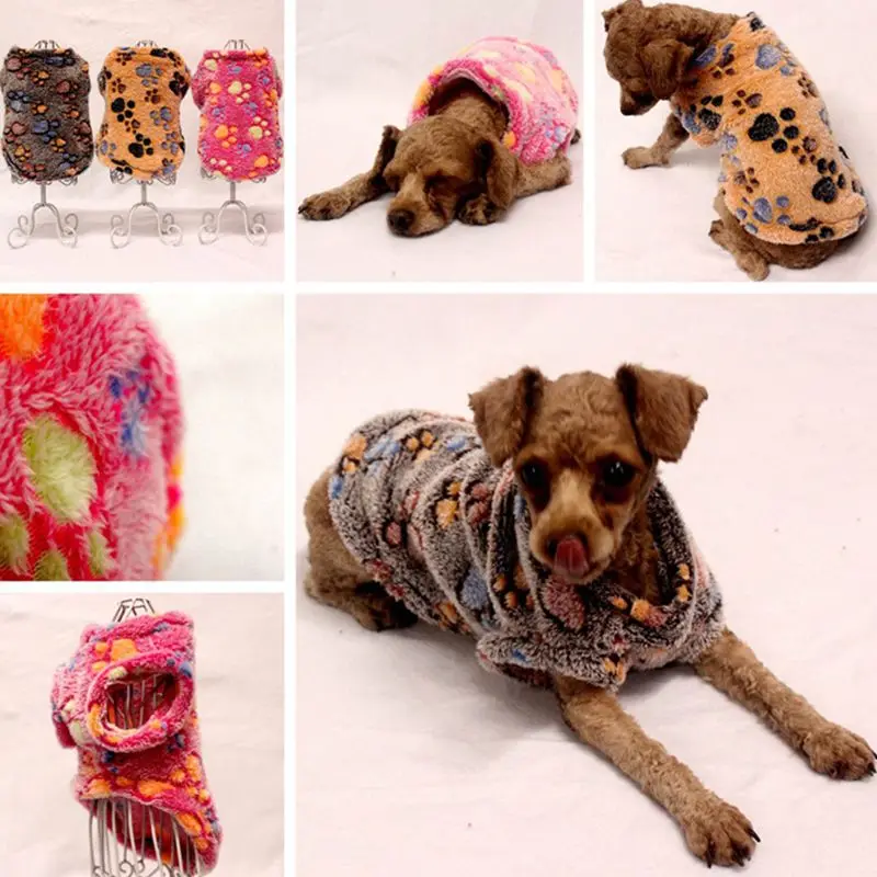 Зимняя Домашняя одежда супермягкая легкая теплая Пижама для домашних животных