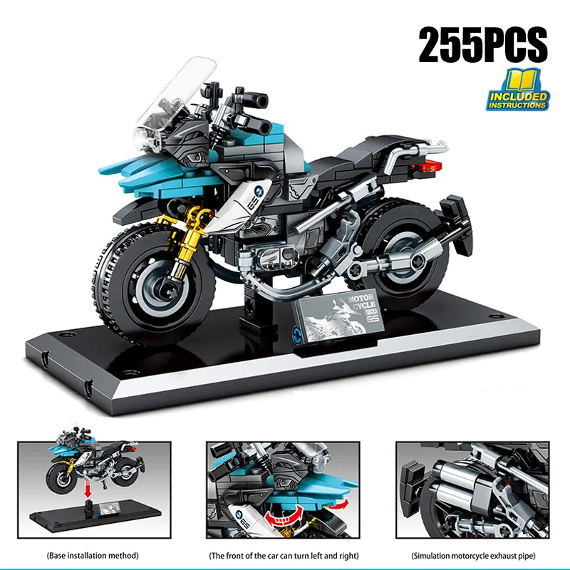 Немецкий бренд BM мотоцикл r1200gs технический строительный блок модель автомобиля