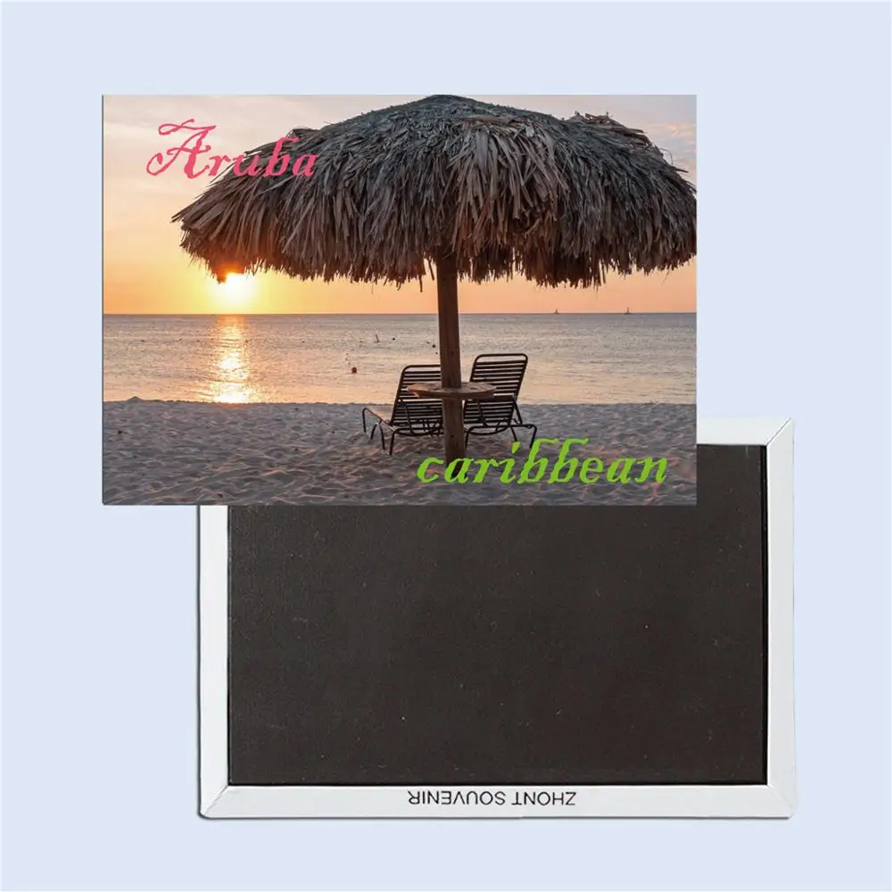 Aruba Карибский туристический сувенир волшебные магниты 26323 жесткие на