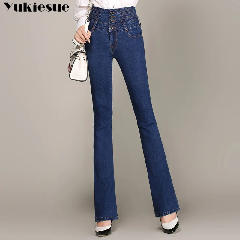 Джинсы с высокой талией женские штаны ковбойские джинсы брюки для женщин