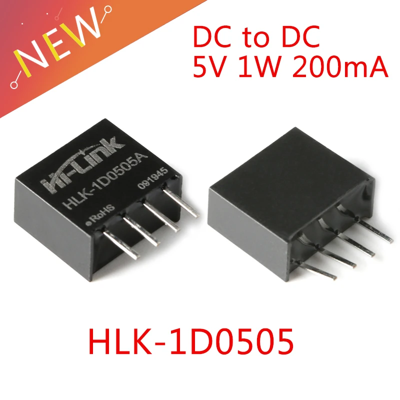 2 шт./лот 5 В 1 Вт 200 мА постоянный ток в Стабилизация напряжения маленький SPI 80%