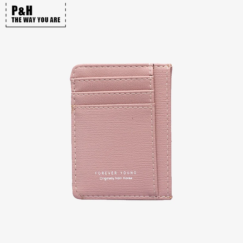 Pat & hap простой кожаный брендовый минималистичный кошелек с держателем для