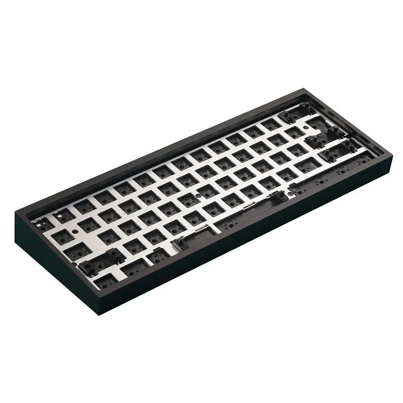 kbd tofu60 aluminum case desktop hot swap mechanical keyboard diy kit dz60 rgb pcb type c ansi 61 key support via for 60 free global shipping