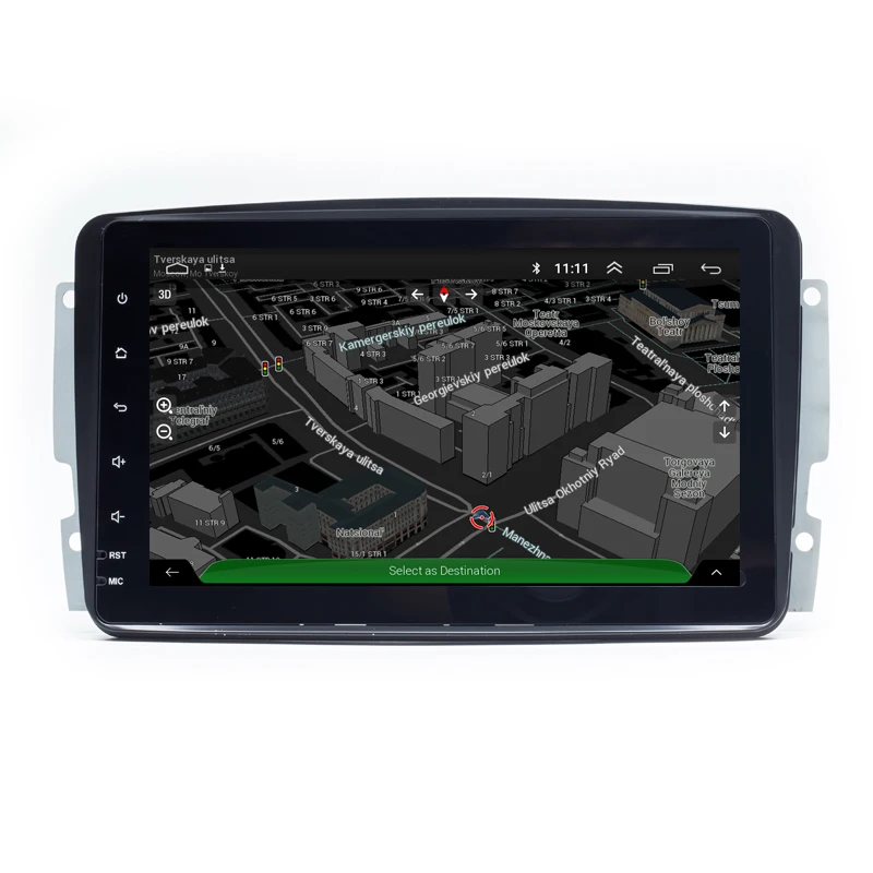 Автомобильный радиоприемник 8 дюймов Android 10 GPS для Mercedes Benz CLK W209 W203 W208 W463 Vaneo Viano