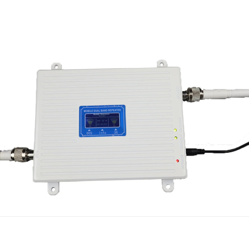 

ZQTMAX 2G 3G 4G gsm mobile signal amplifier 1800 2100 dual band umts lte Cellular Signal Booster DCS WCDMA Repeater BI B3 band