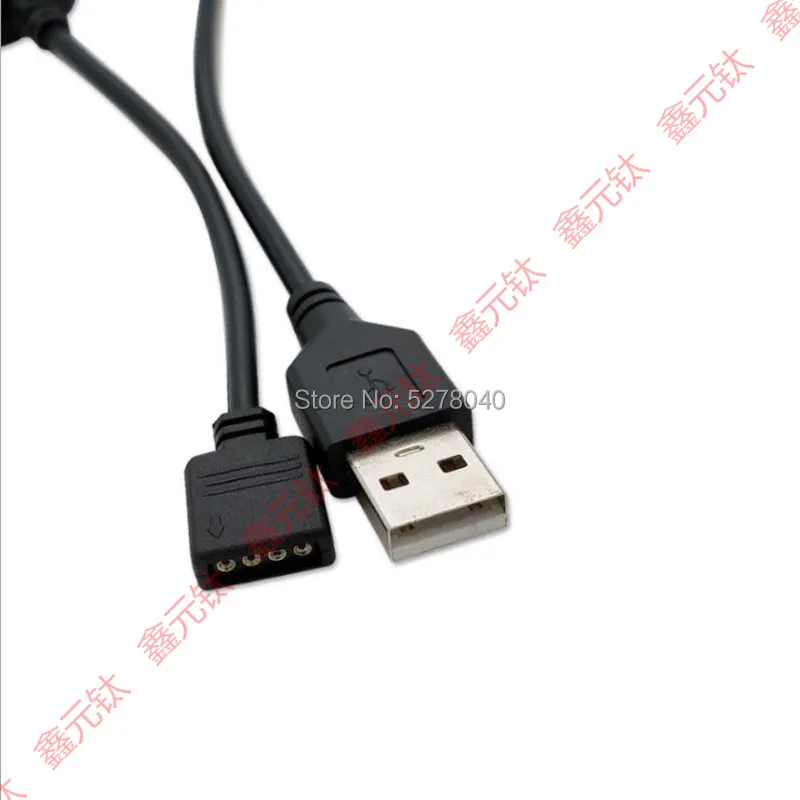Bluetooth-контроллер миниатюрный RGB-диммер 5-24 В USB или 4-контактный интерфейс черный