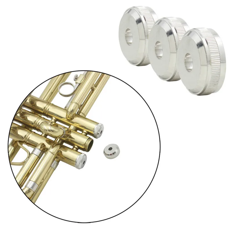 Высокое качество 6 шт. трубный нижний колпачок ключ Поршневой клапан винт медные