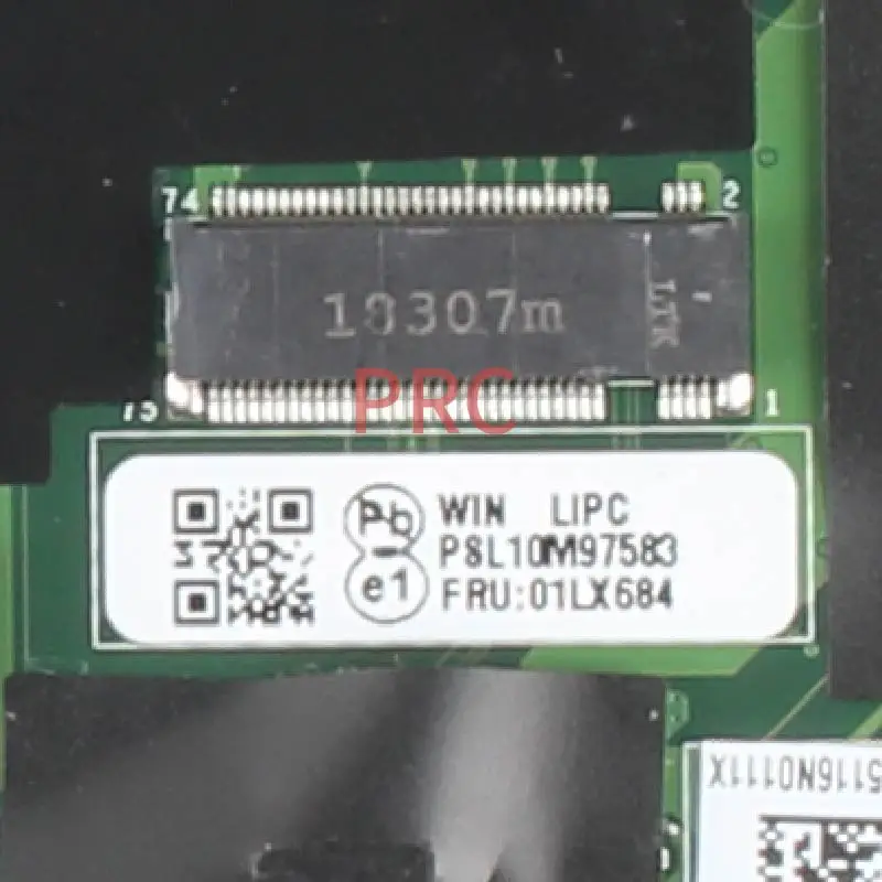 Bestellen 01LX684 Für LENOVO Thinkpad X1C I7-8650U Laptop Motherboard 01LX684 SR3L8 Mit 16GB RAM DDR4 Notebook Mainboard