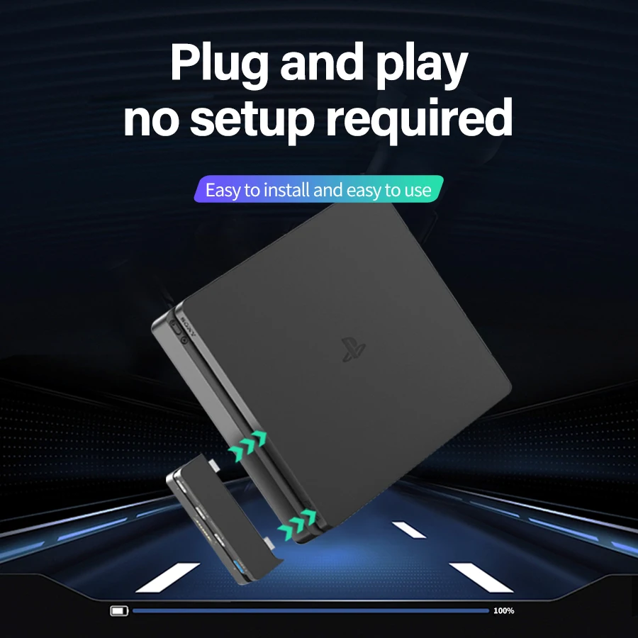 USB-разветвитель DOBE для PS4 Slim 4 в 1 USB 3 0 и порта | Электроника
