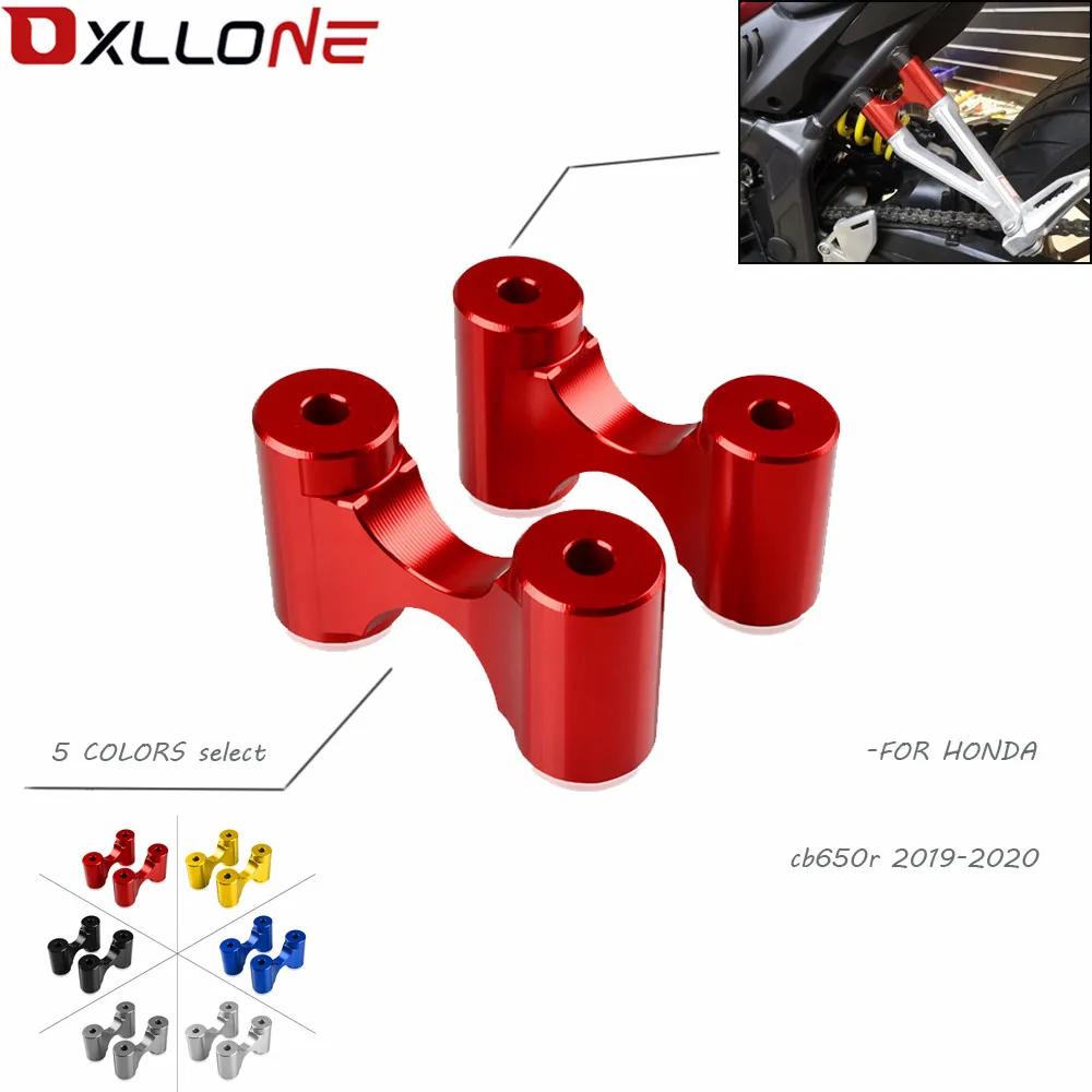 

For HONDA cb650r cb 650 r 2019-2020 Motorcycle Accessories CNC Aluminum Rear Footrests Extension Foot Rests Passenger Extension