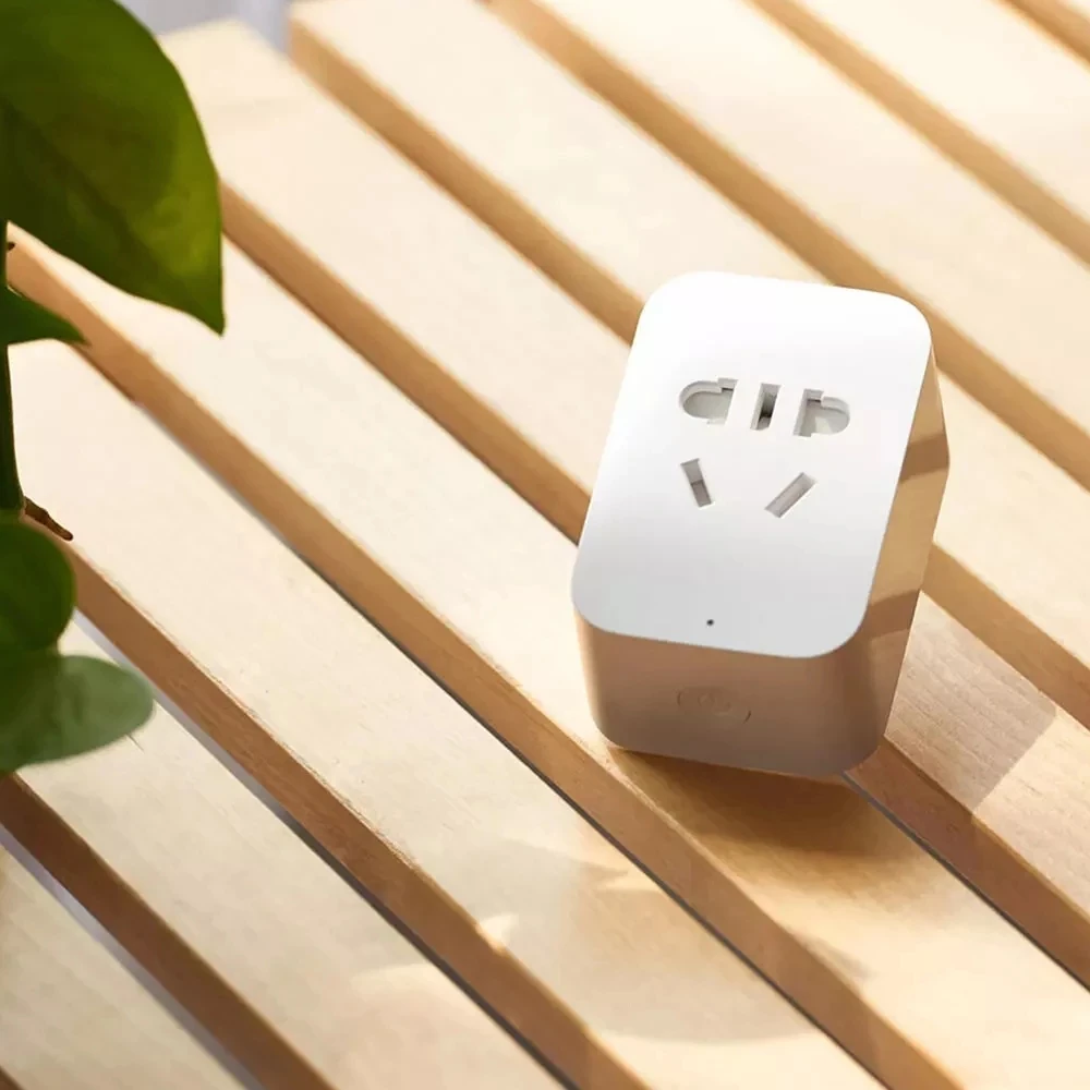 Умная розетка Xiaomi Mi Smart WiFi 2 штекера пульт дистанционного управления поддержка