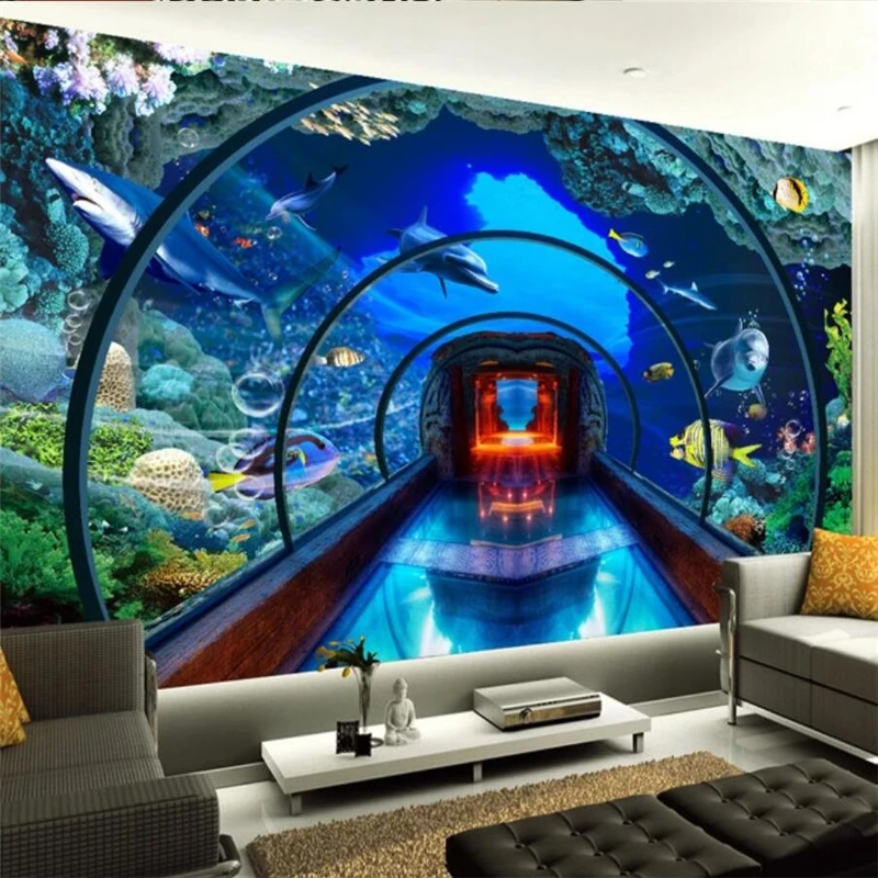 Пользовательские обои 3d фото фрески лошадь стерео креативное пространство