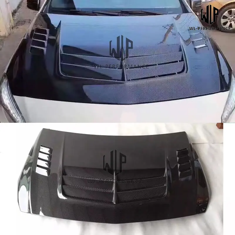 Высококачественная крышка капота двигателя W176 из углеродного волокна капоты для